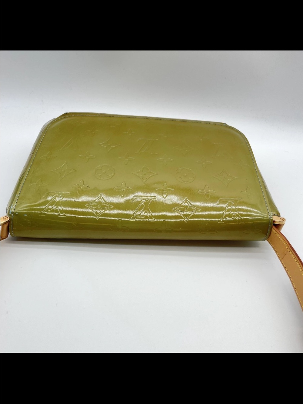 Louis Vuitton Olive Green Vernis Thompson street - Picture 5 of 16
